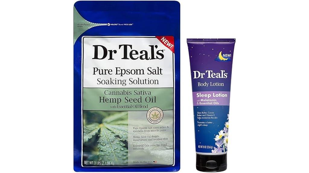 relaxing epsom sleep lotion