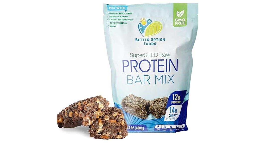 seed filled protein bar mix