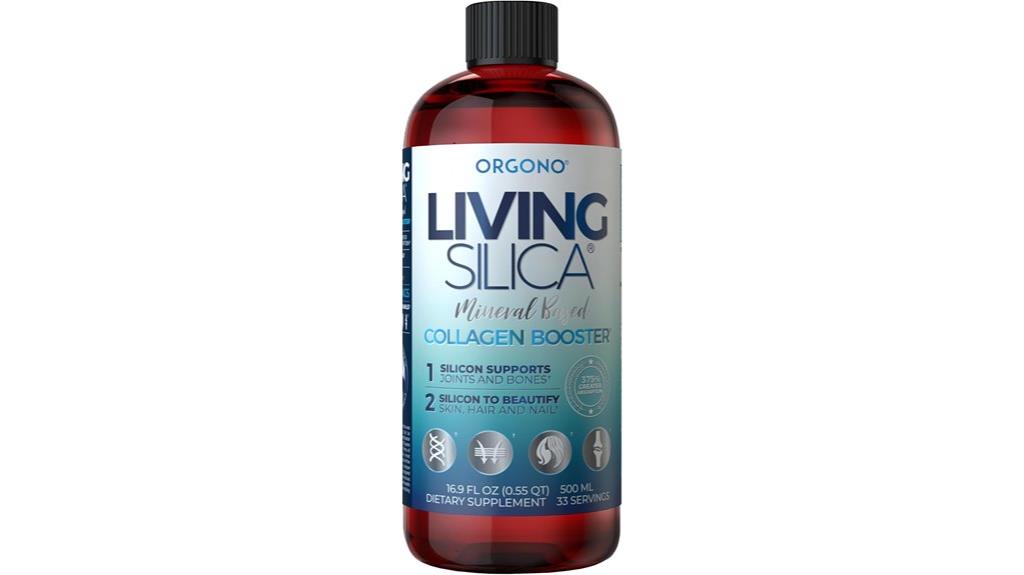 silica collagen booster bottle