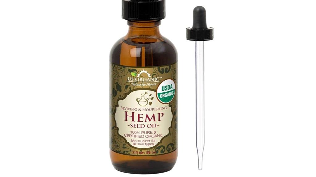 small organic hemp oil