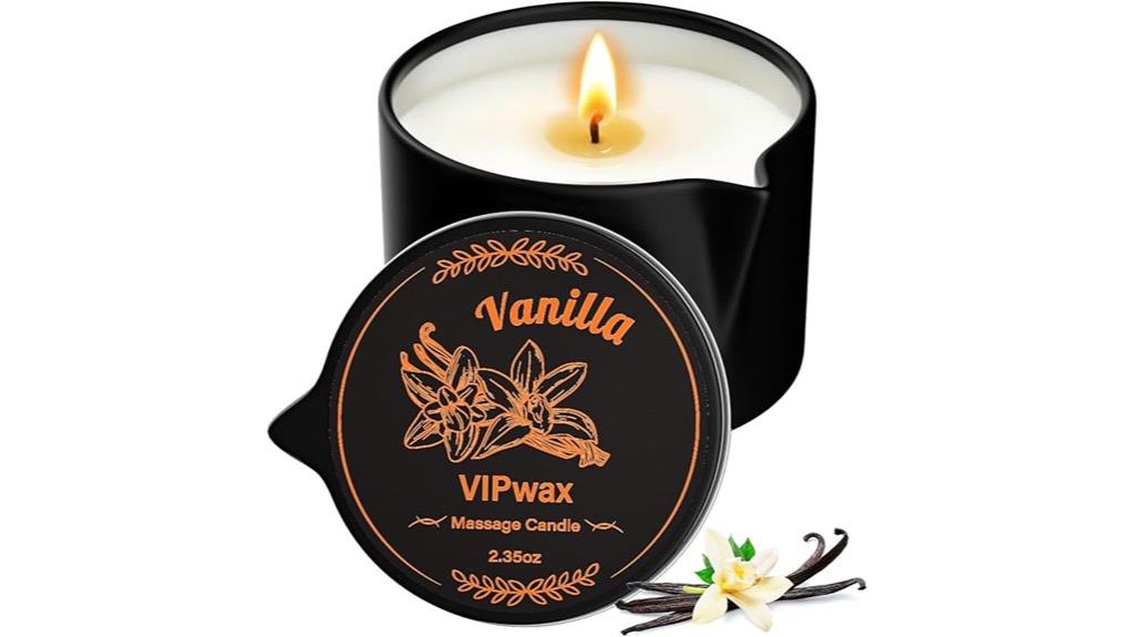soybean wax massage candle