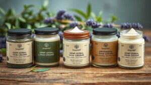 5 Best Hemp Herbal Pain Creams for Fast Relief and Soothing Comfort