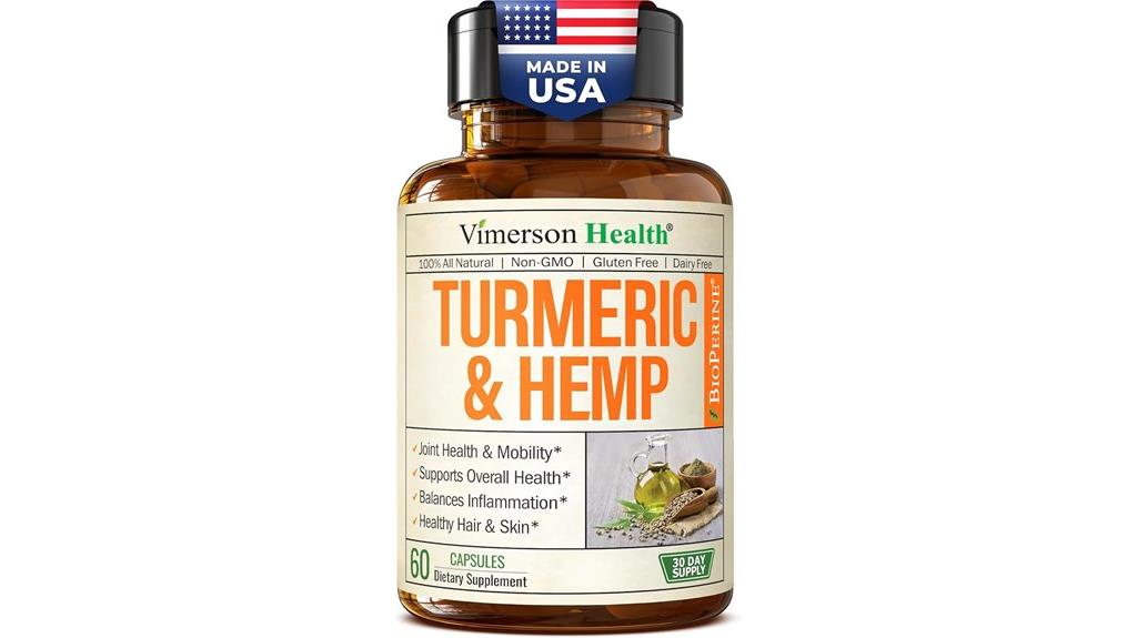 turmeric hemp lemon balm