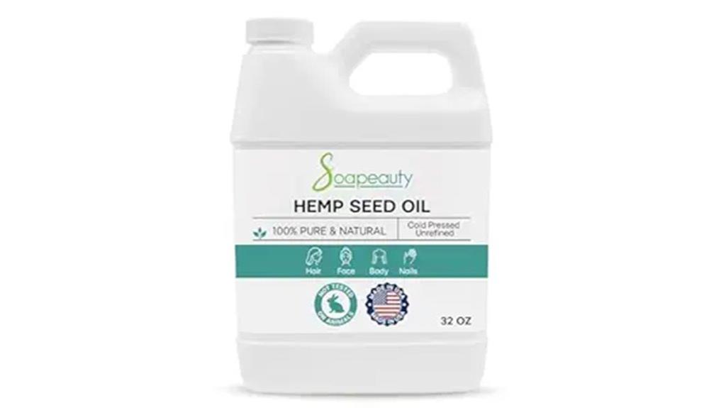 unrefined hemp seed oil