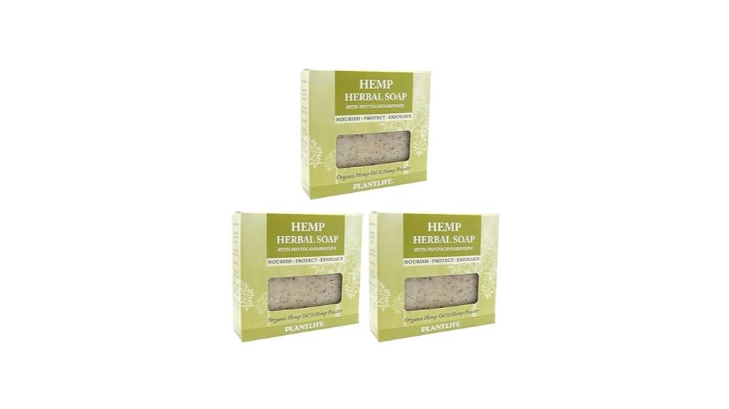 vegan hemp soap pack