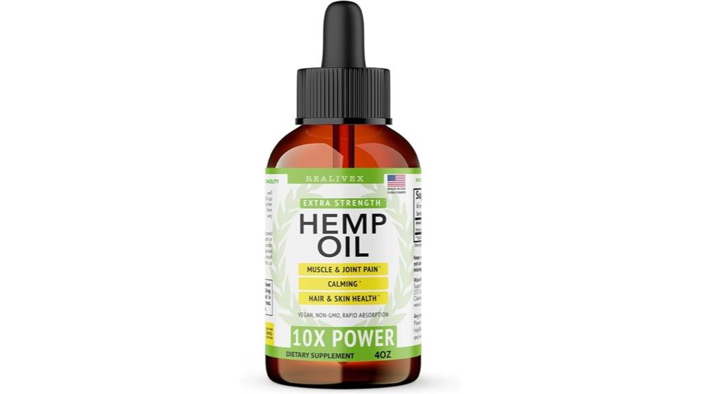 vegan sugar free hemp oil