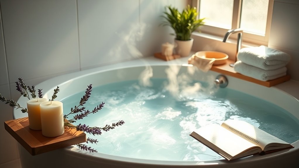 warm baths soothe anxiety